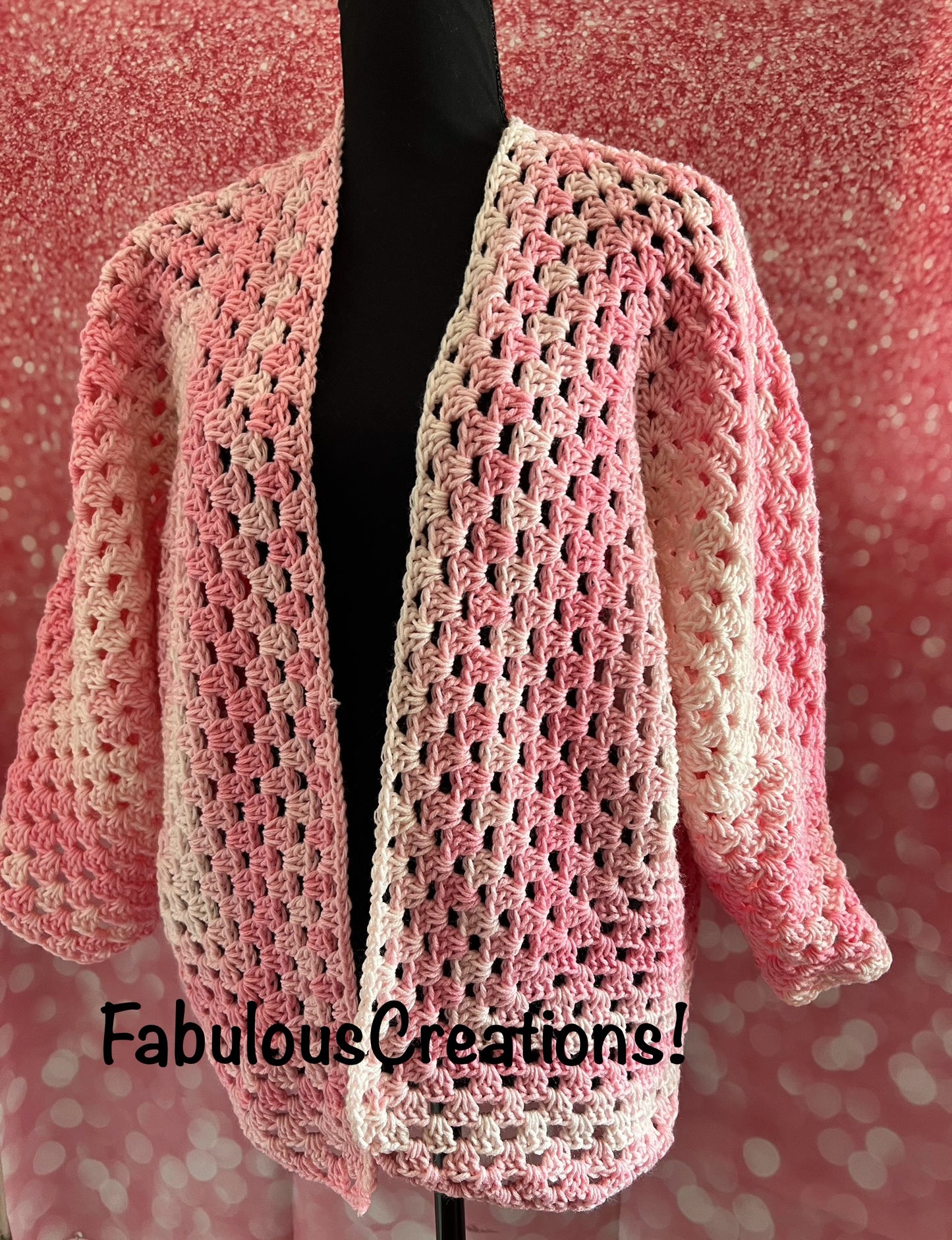 Think Pink!~Shades of Pink Cardigan