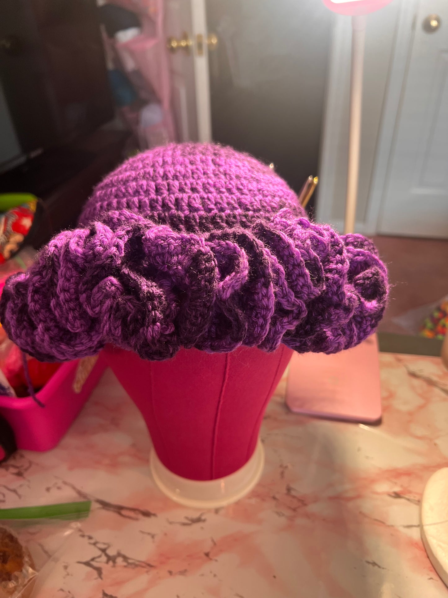 Ruffled hats