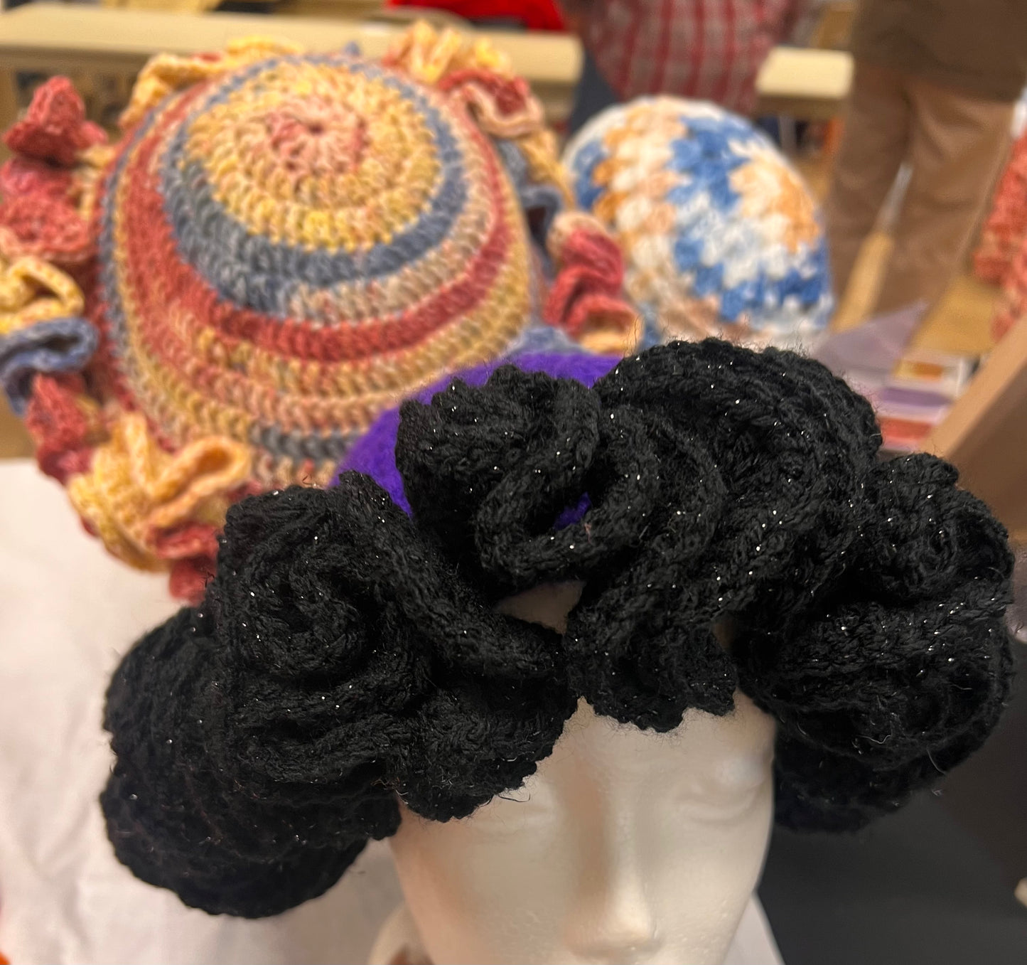 Ruffled hats