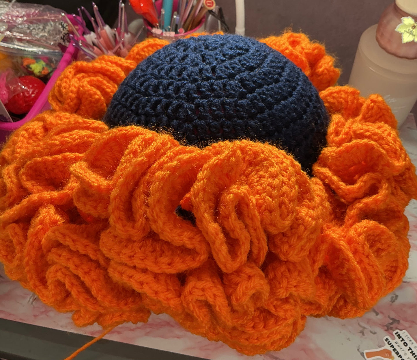 Ruffled hats