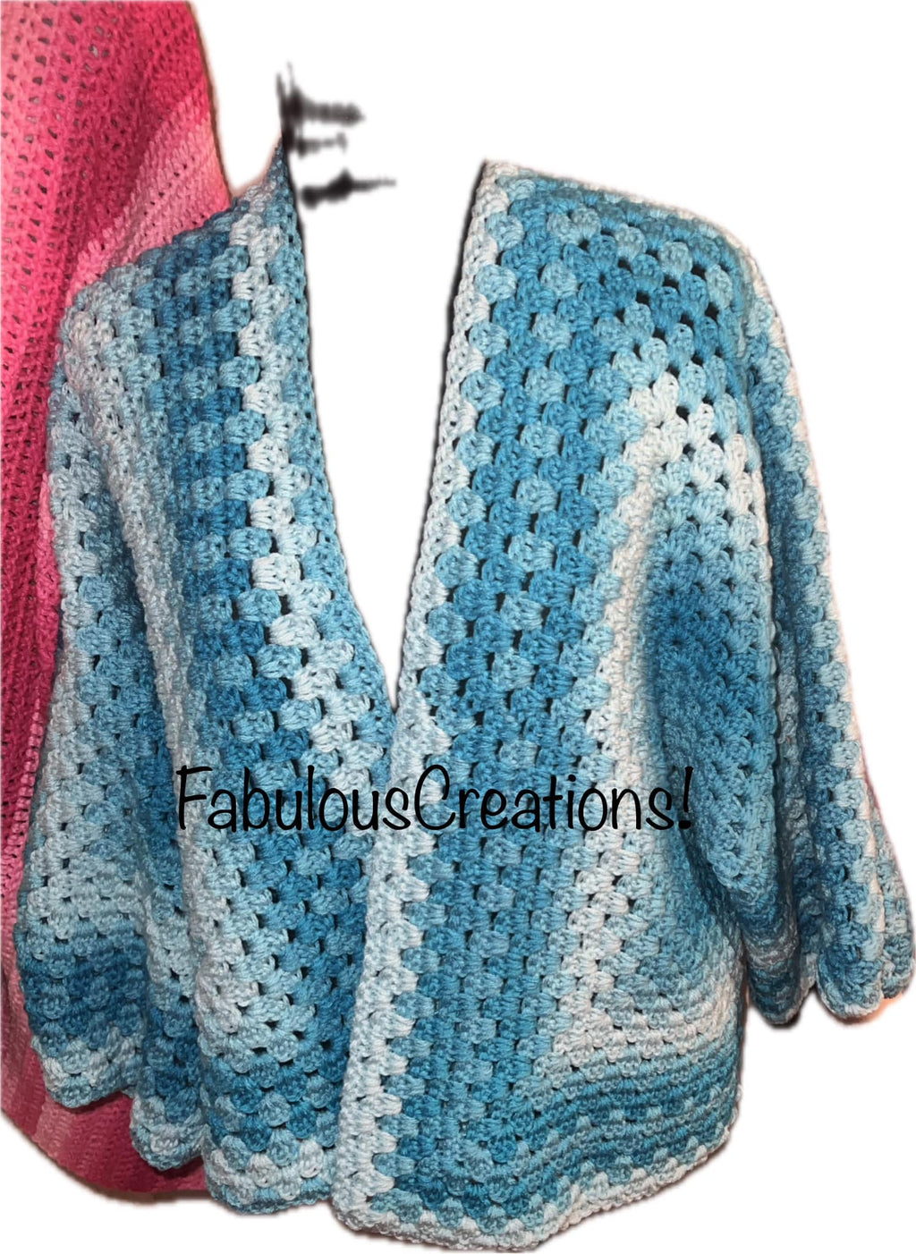 Shades of Blue Hexi Cardigan