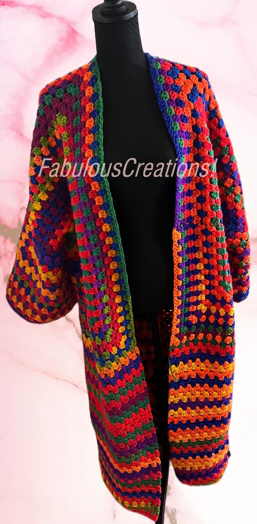 Vibrant Maxi Cardigan Duster - Custom