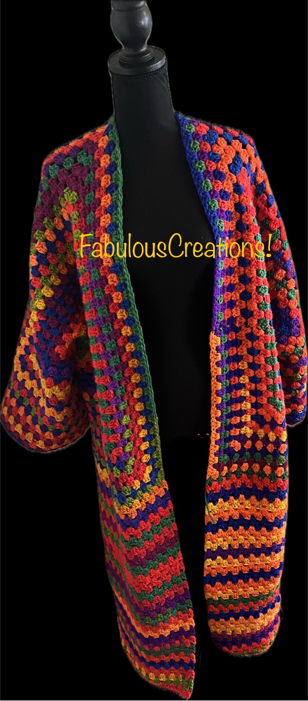 Vibrant Maxi Cardigan Duster - Custom