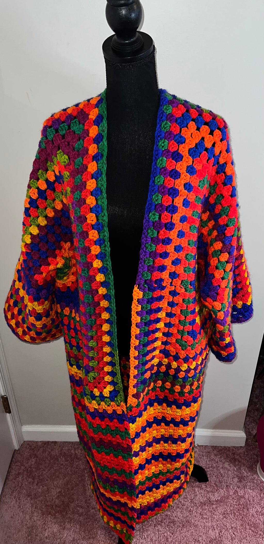 Vibrant Maxi Cardigan Duster - Custom